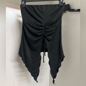 Black Asymmetrical Skirt